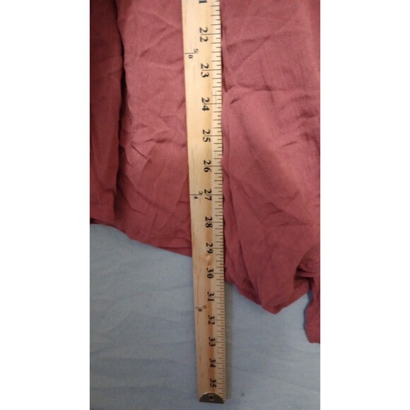 NY & C Lace Romper Sz M Nwt Blush Preppy Beach Tie Front Boho Tassel - Picture 9 of 9